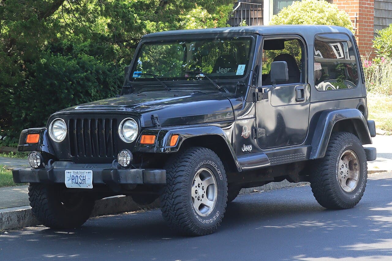 Jeep Wrangler, representative photo