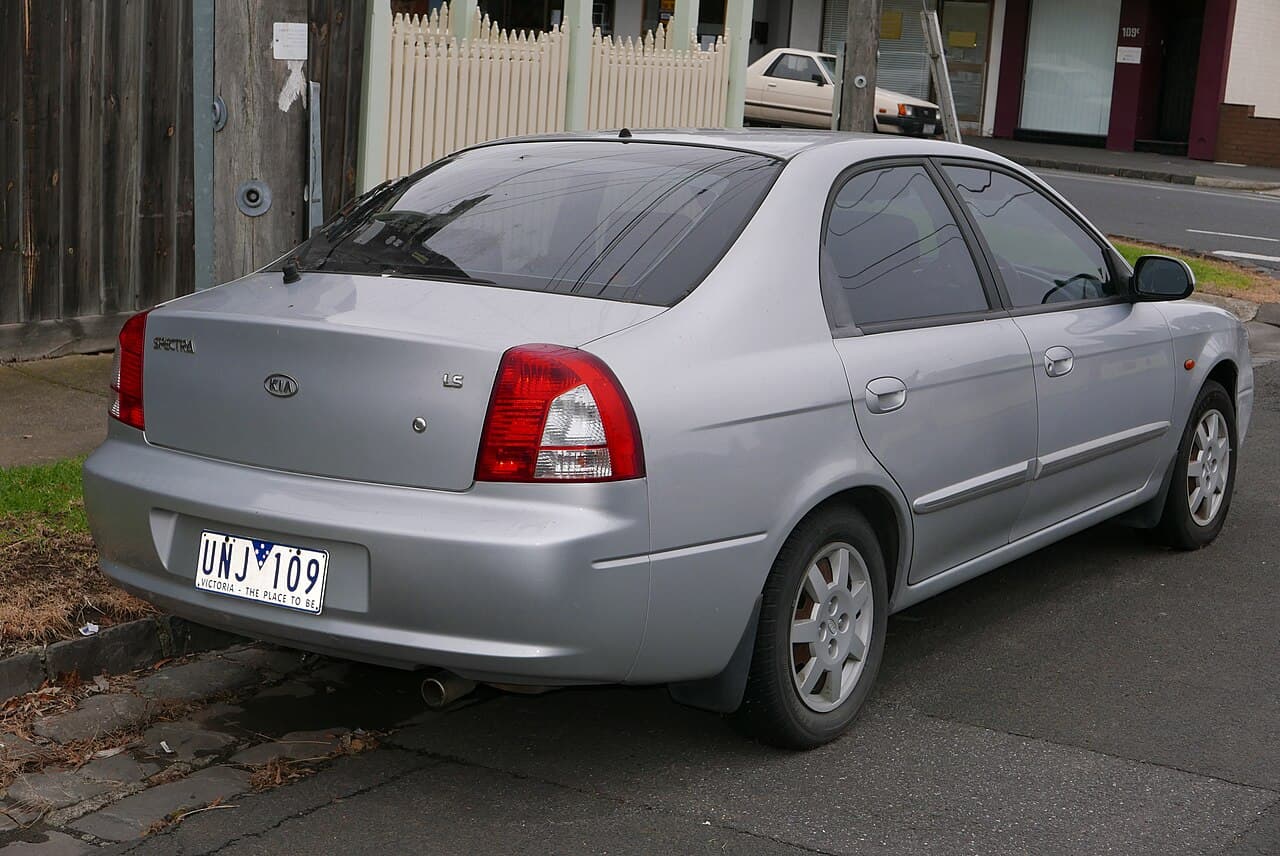Kia Spectra, representative photo