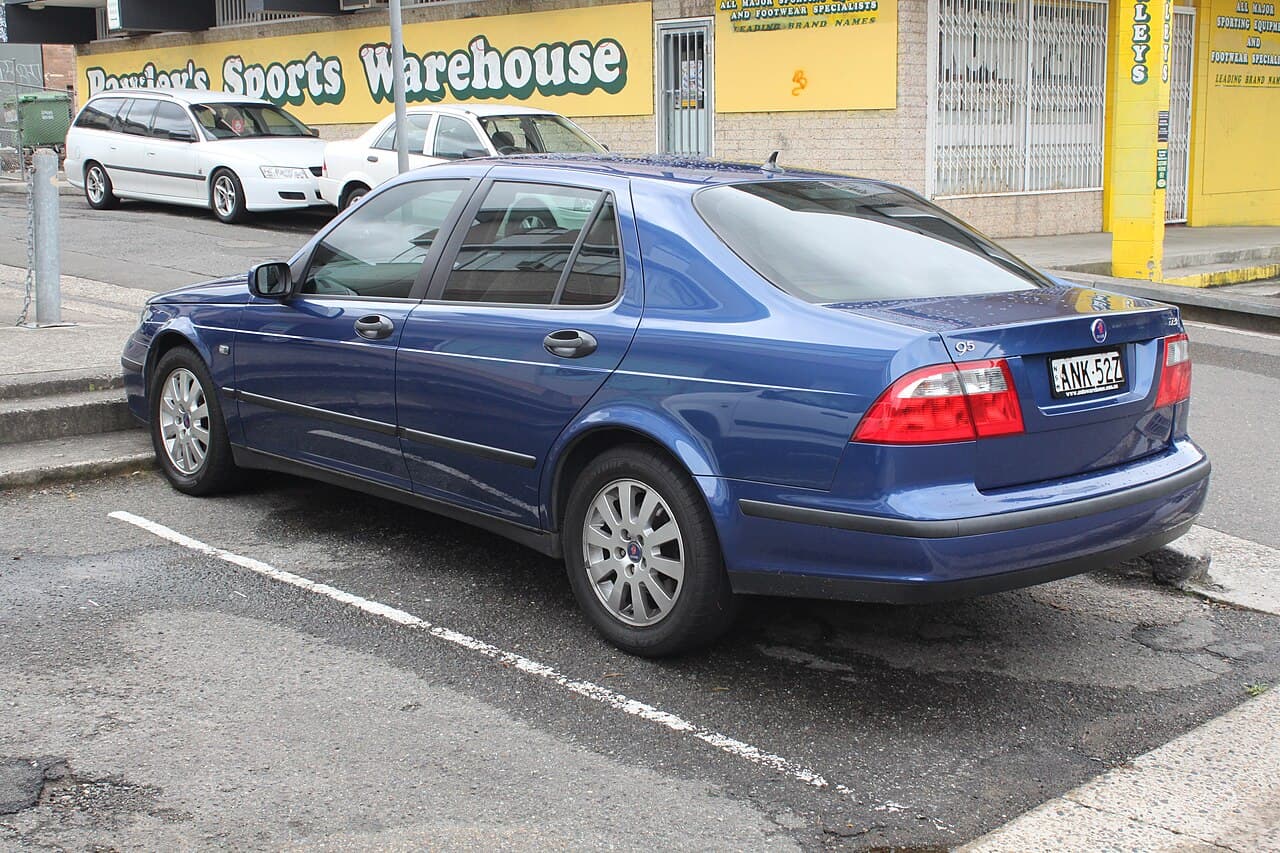 Saab 9-5, representative photo
