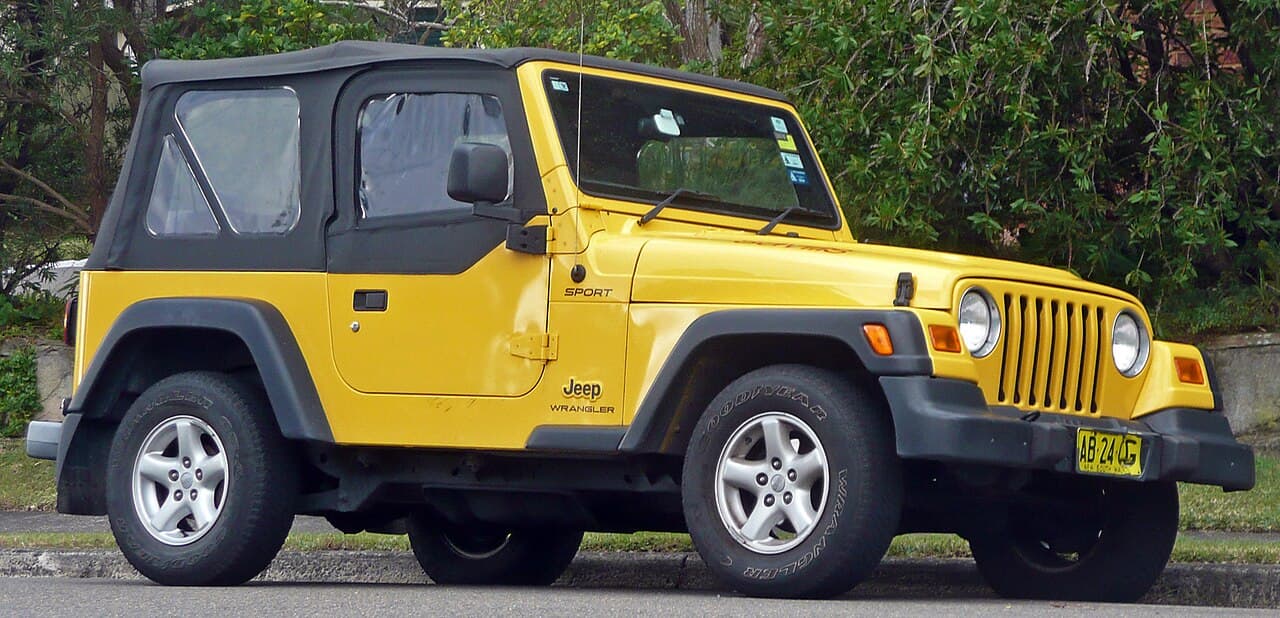 Jeep Wrangler, representative photo