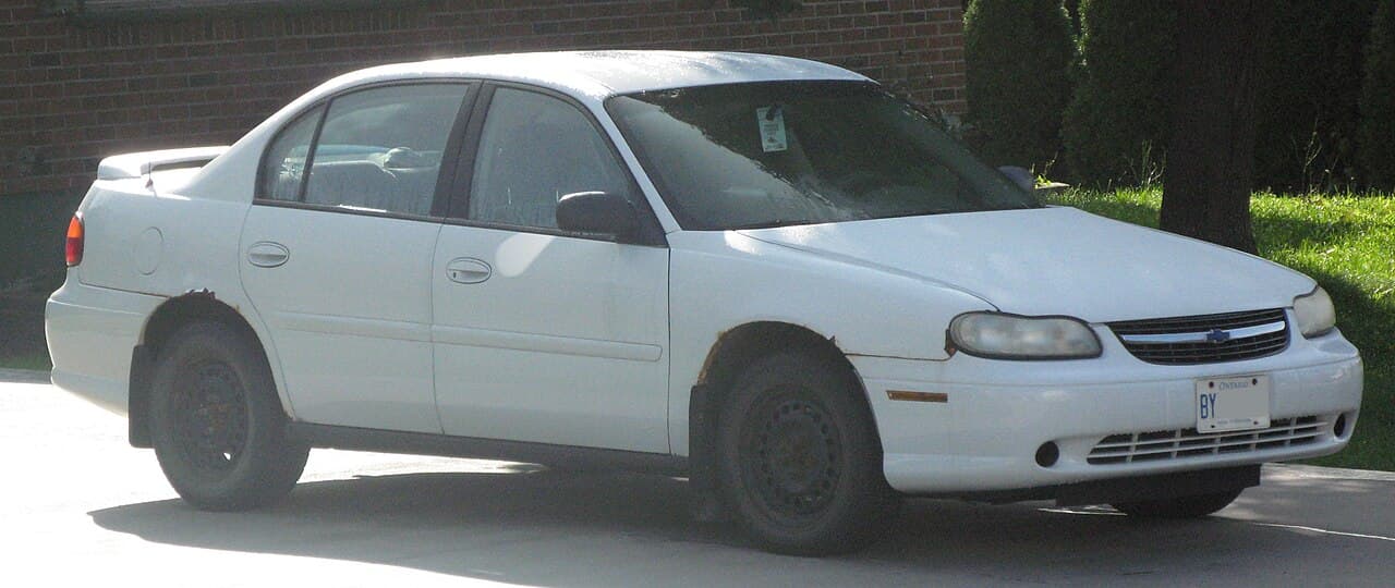 Chevrolet Malibu, representative photo