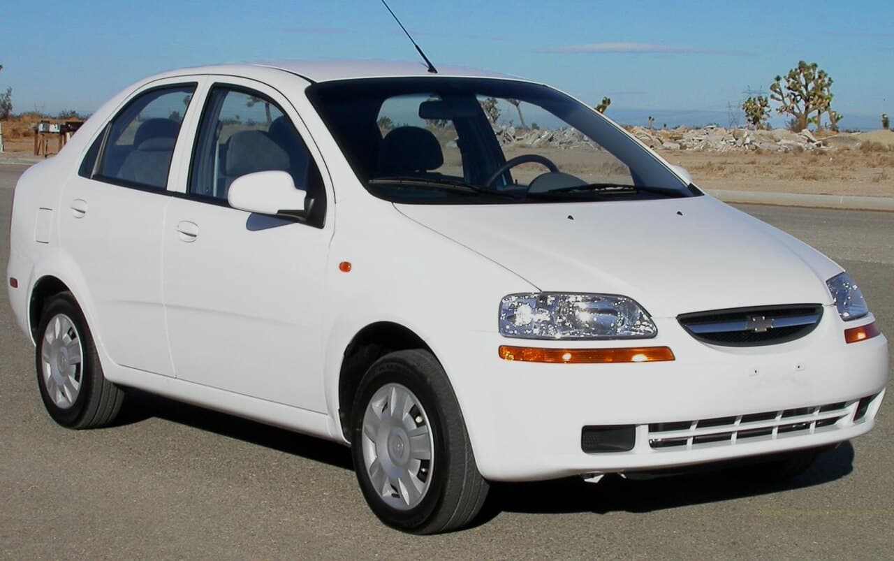 Chevrolet Aveo, representative photo