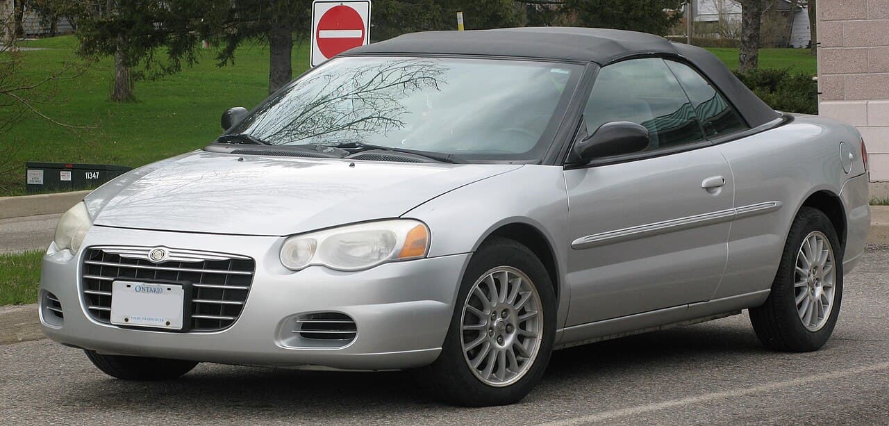 Chrysler Sebring, representative photo