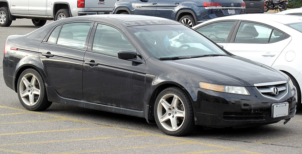 Acura TL, representative photo