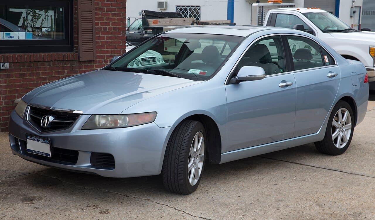 Acura TSX, representative photo