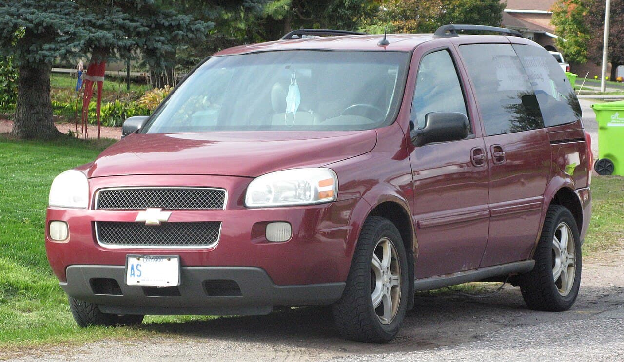 Chevrolet Uplander, representative photo