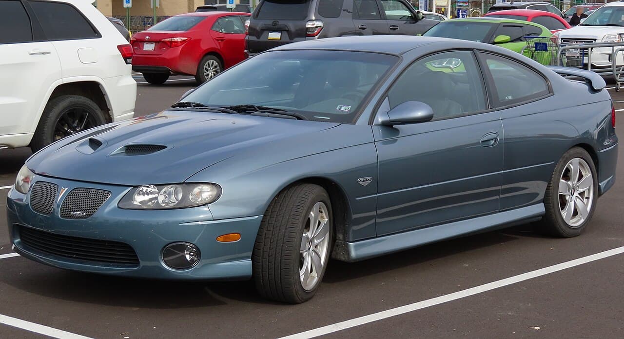 Pontiac GTO, representative photo