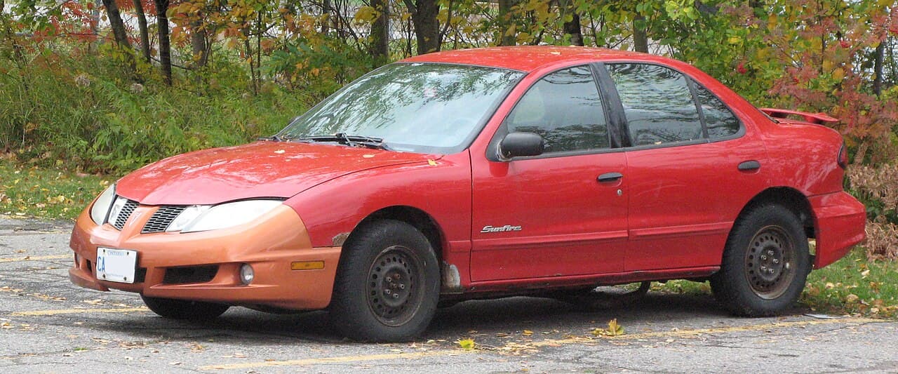 Pontiac Sunfire, representative photo