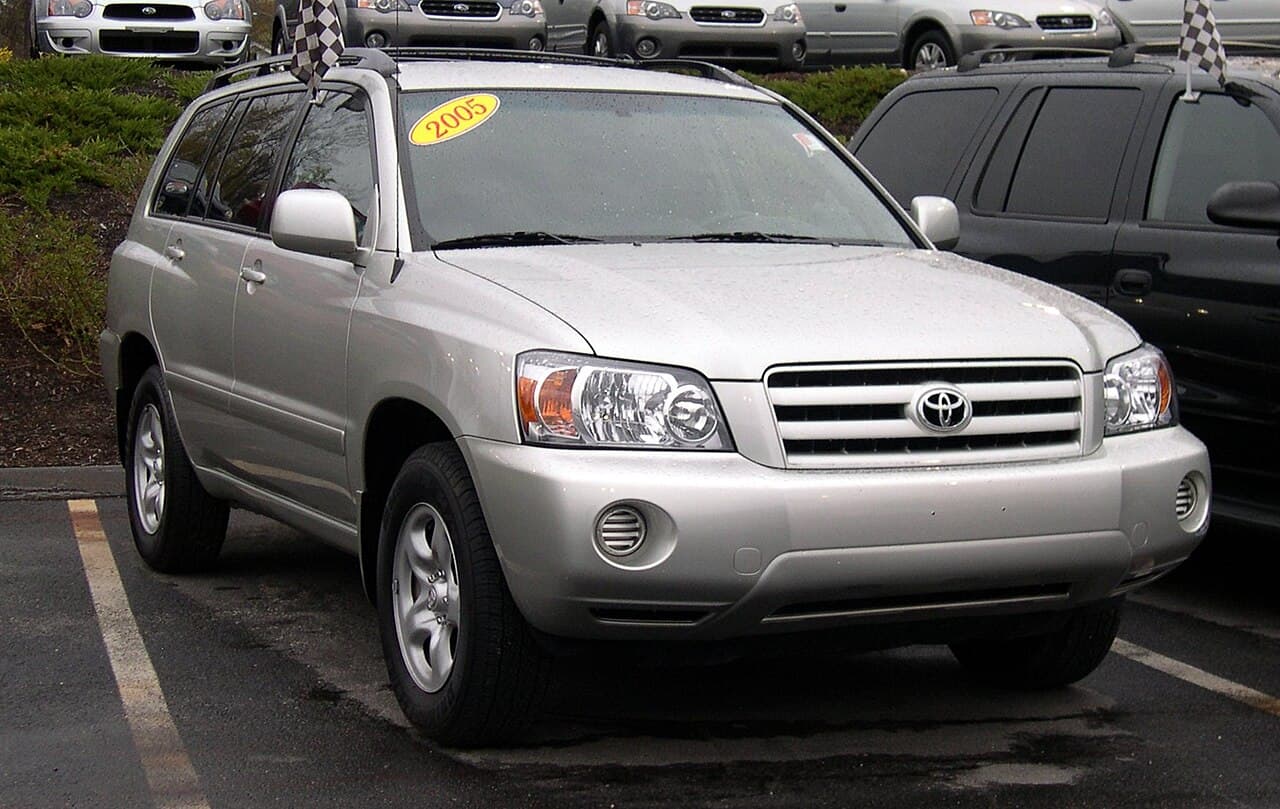 Toyota Highlander, representative photo