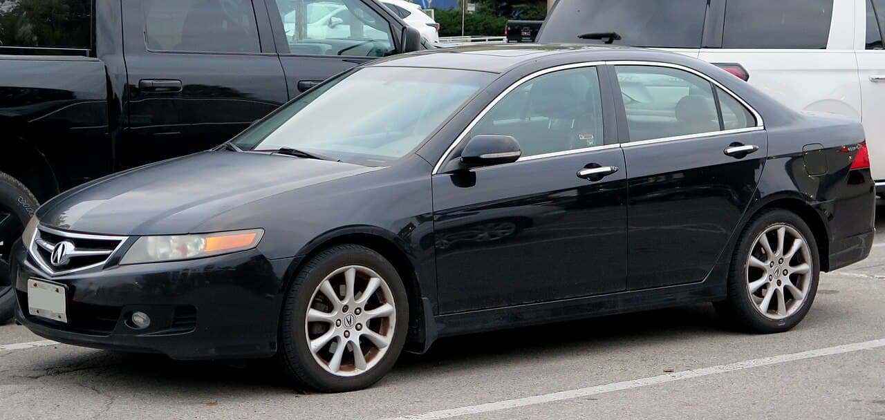 Acura TSX, representative photo