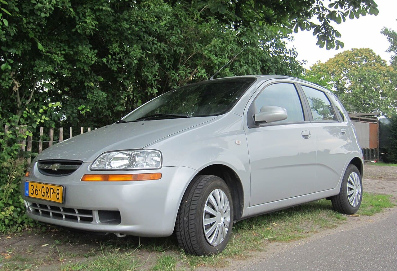 Chevrolet Aveo, representative photo