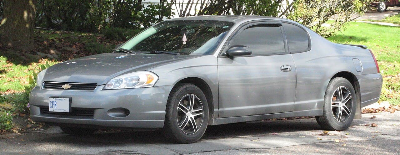 Chevrolet Monte Carlo, representative photo