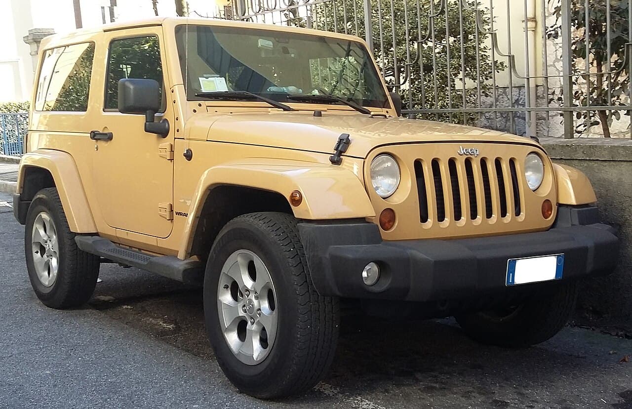 Jeep Wrangler, representative photo