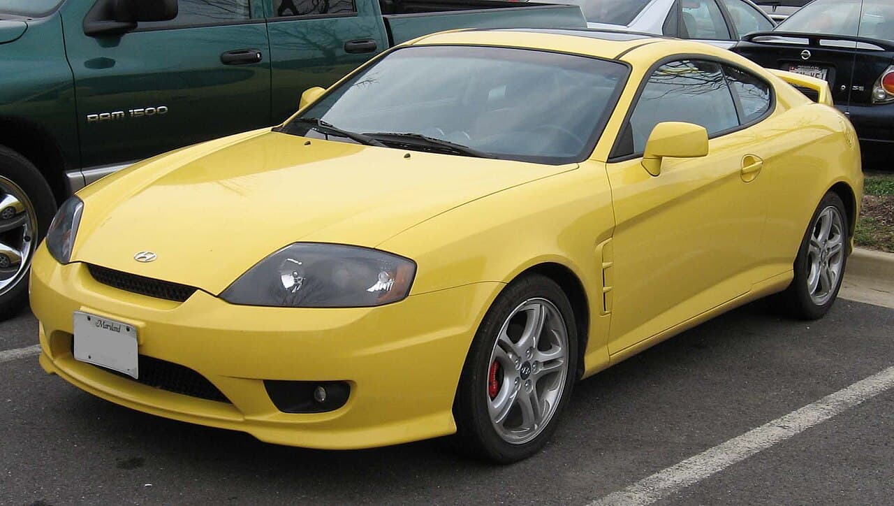 Hyundai Tiburon, representative photo