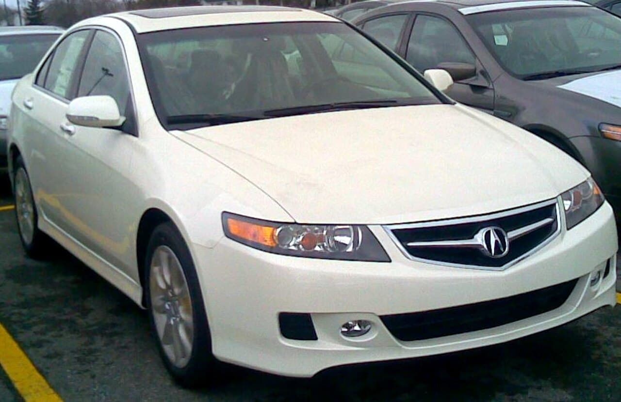 Acura TSX, representative photo