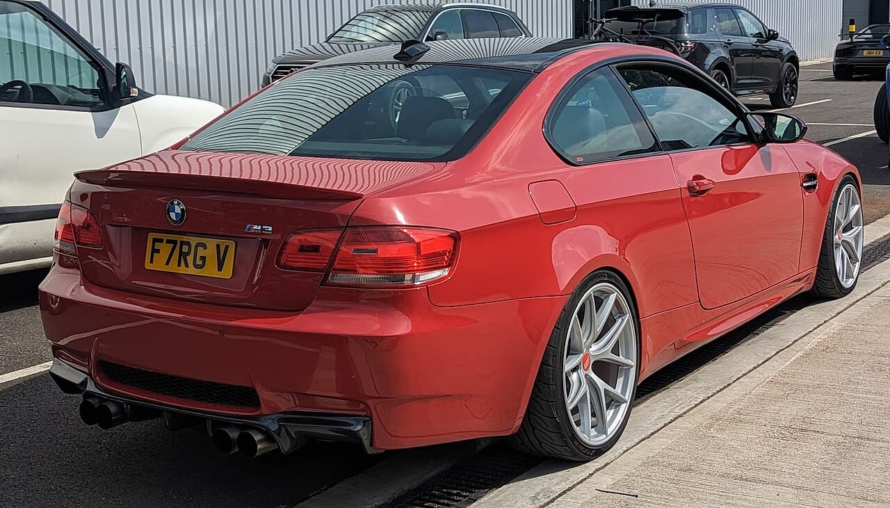 BMW M3, representative photo