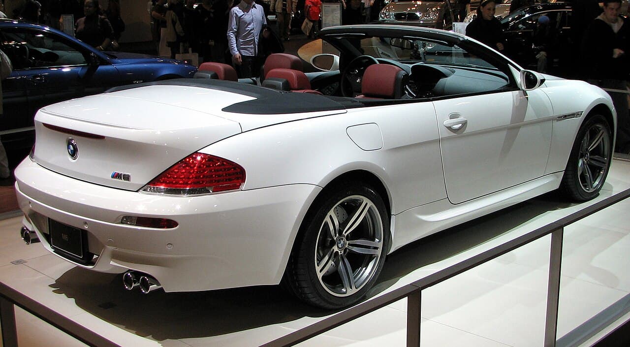 BMW M6, representative photo