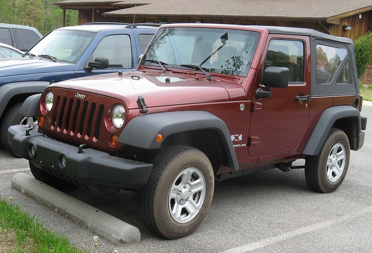 Jeep Wrangler, representative photo
