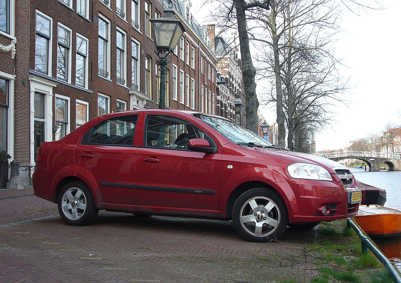 Chevrolet Aveo, representative photo