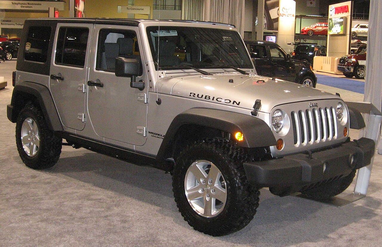 Jeep Wrangler, representative photo