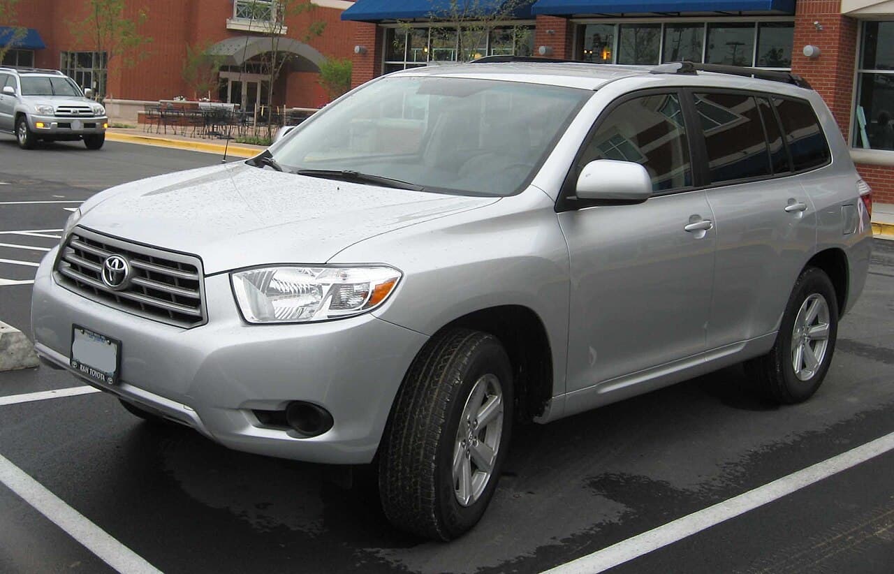 Toyota Highlander, representative photo