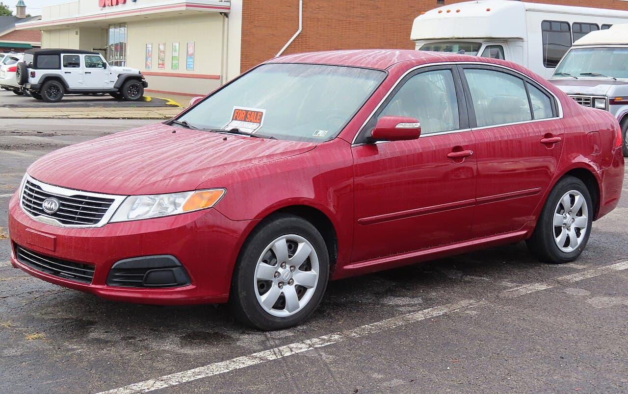 Kia Optima, representative photo