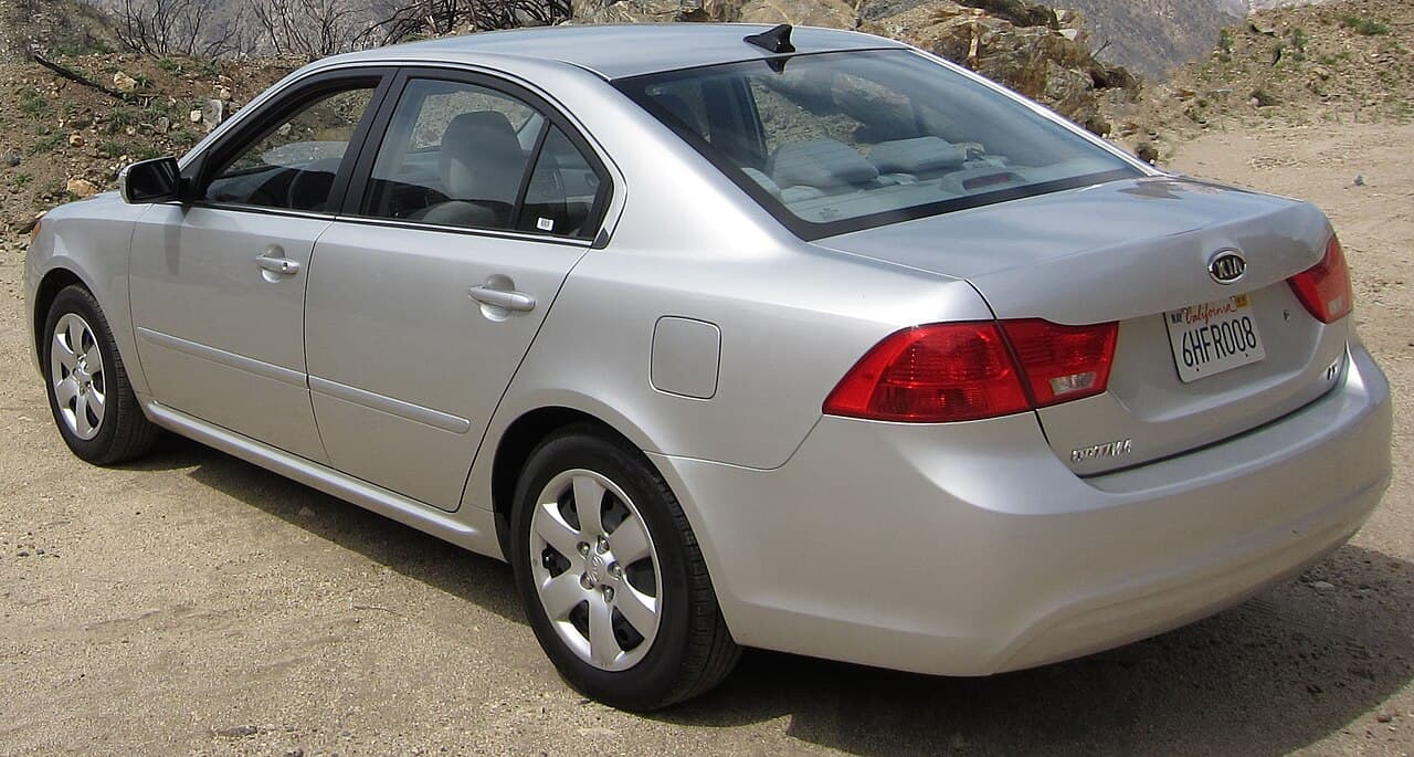 Kia Optima, representative photo