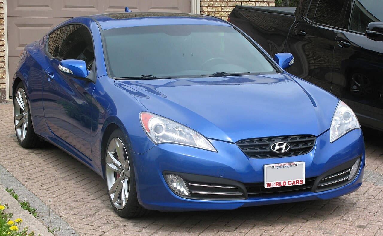 Hyundai Genesis Coupe, representative photo