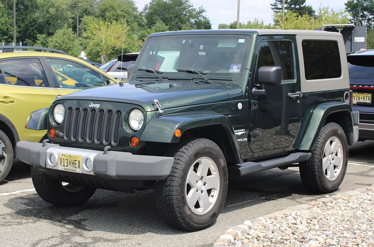 Jeep Wrangler, representative photo