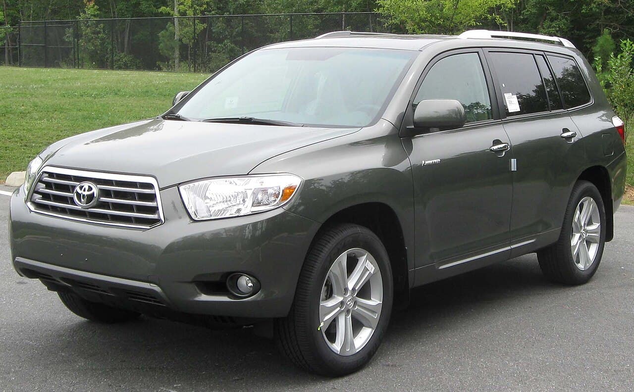 Toyota Highlander, representative photo