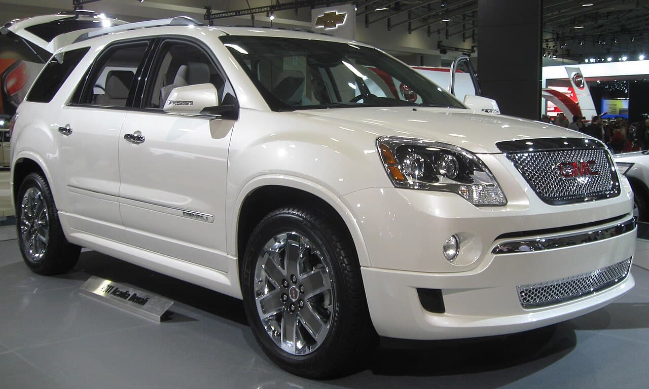 GMC Acadia, representative photo
