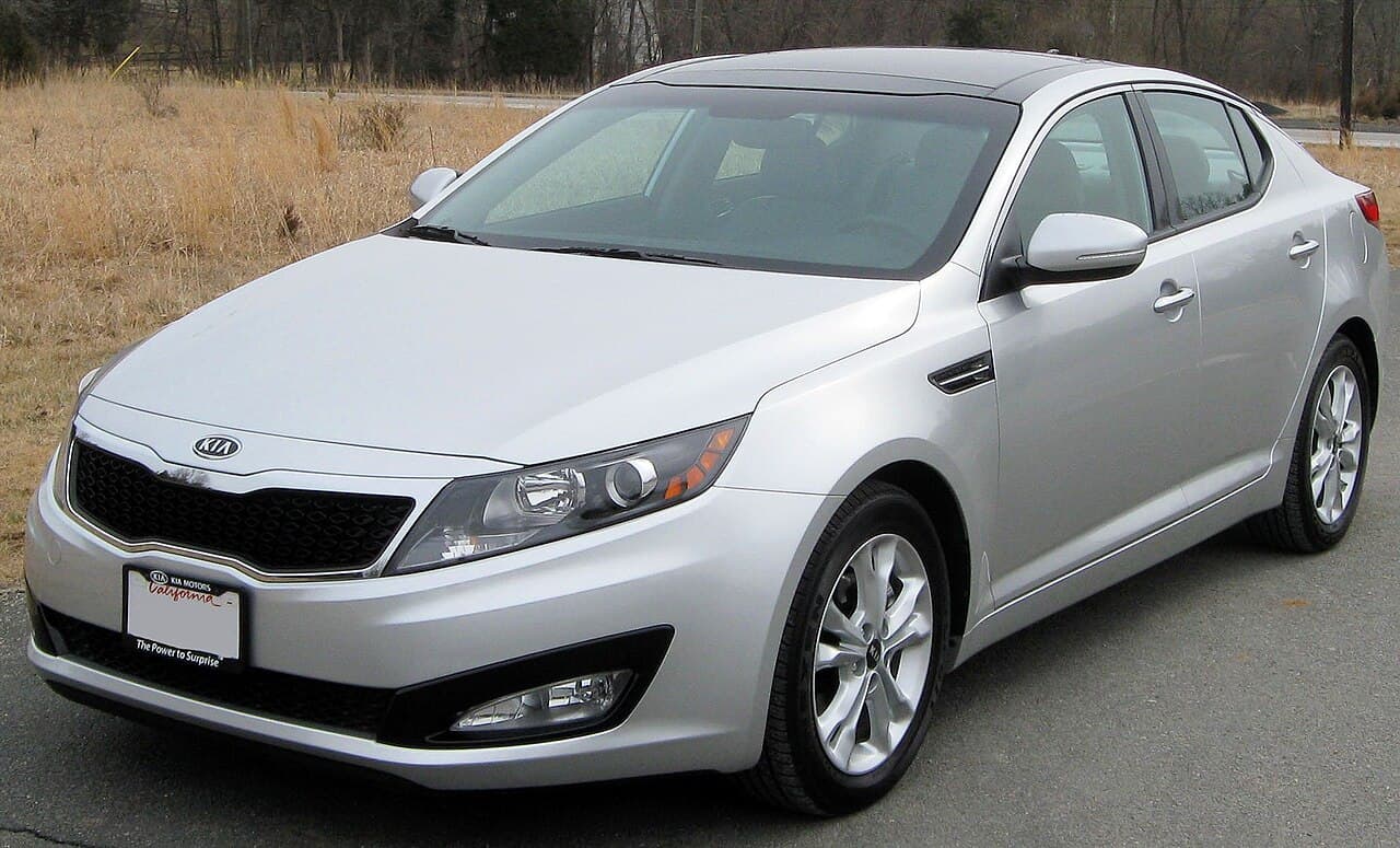 Kia Optima, representative photo
