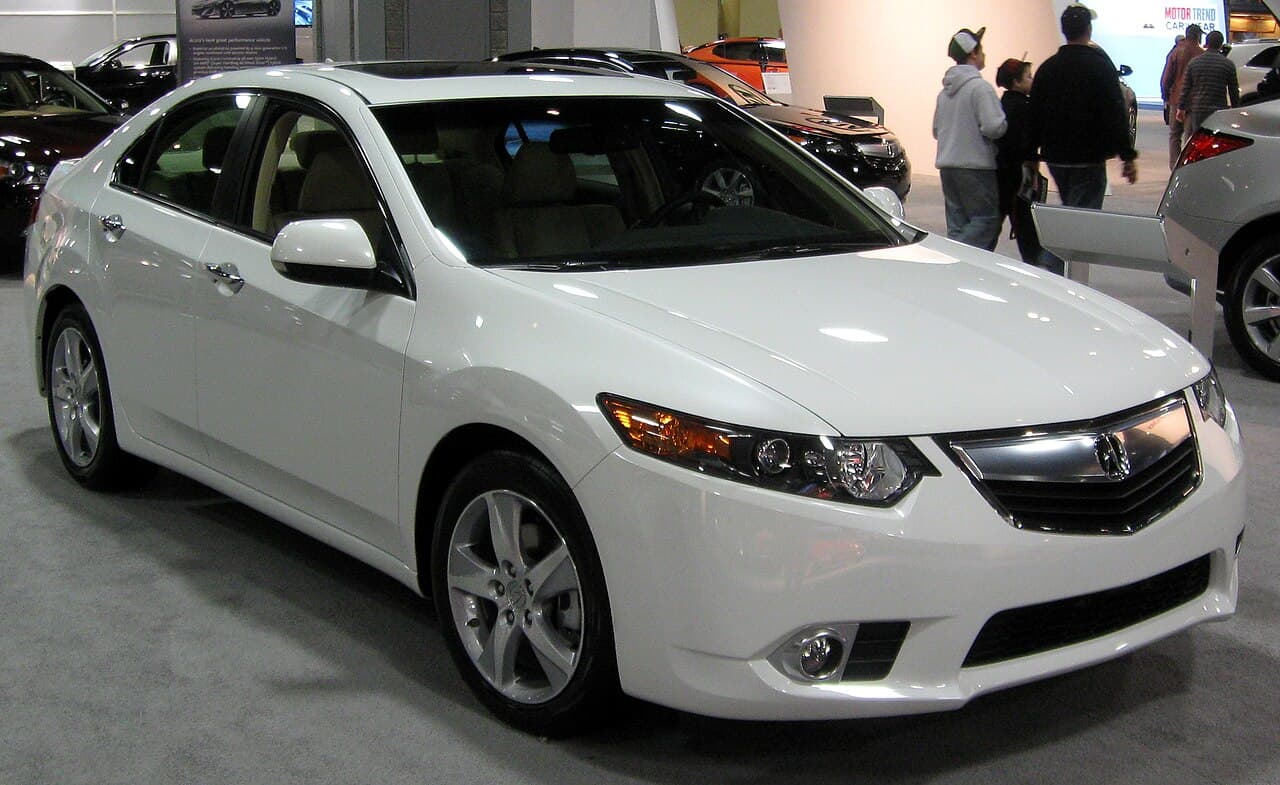 Acura TSX, representative photo