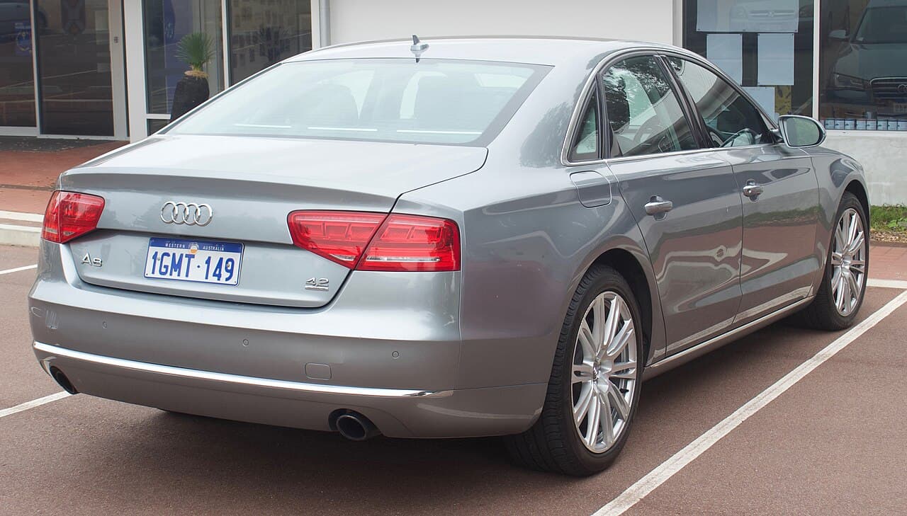 Audi A8, representative photo
