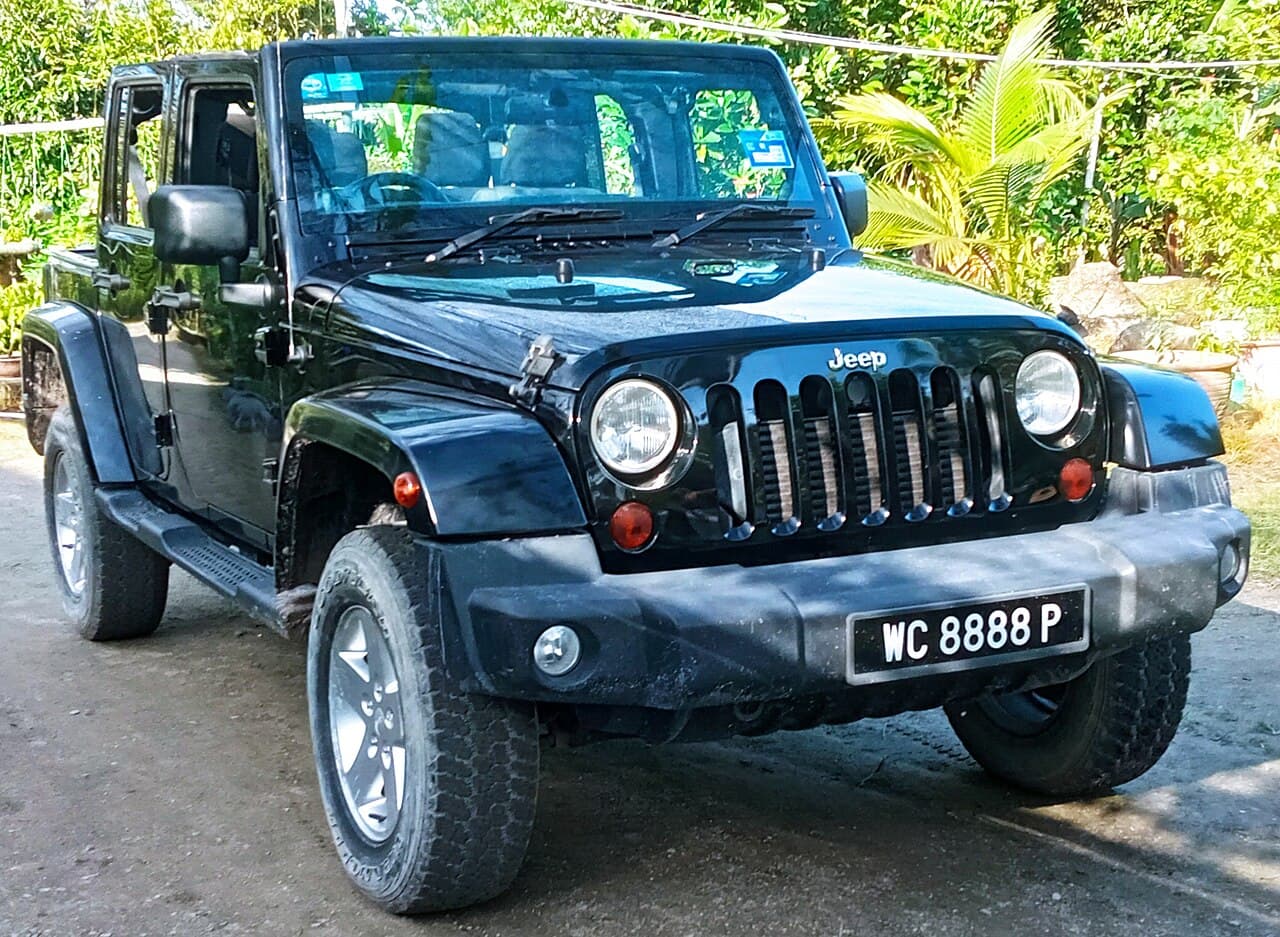Jeep Wrangler, representative photo