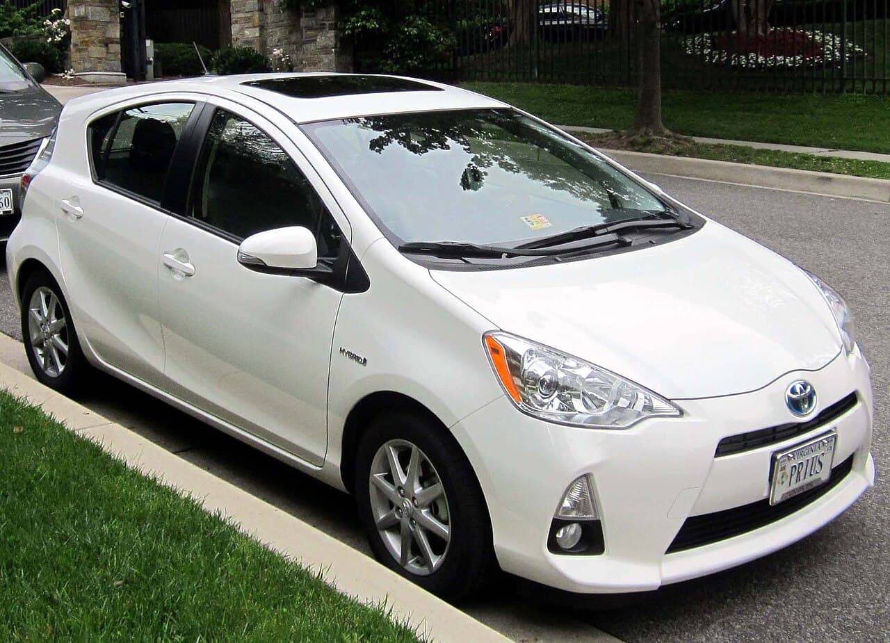 Toyota Prius C, representative photo