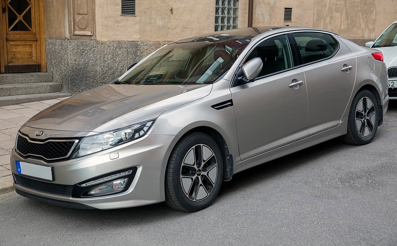 Kia Optima, representative photo