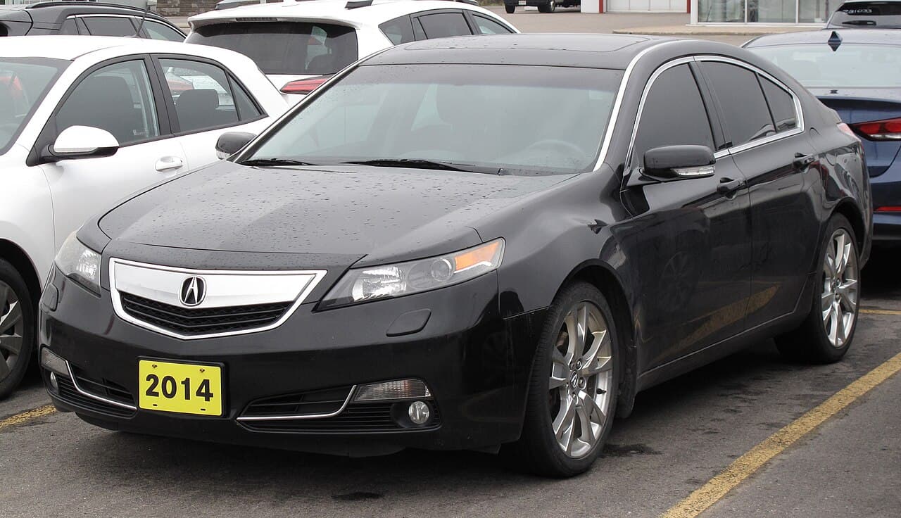 Acura TL, representative photo