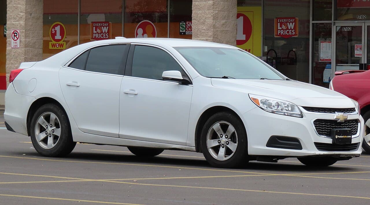 Chevrolet Malibu, representative photo