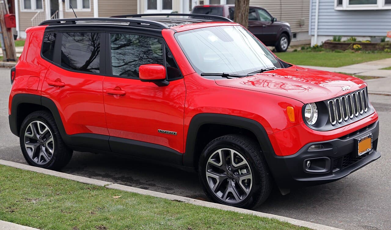 Jeep Renegade, representative photo