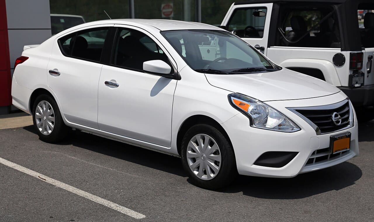 Nissan Versa, representative photo