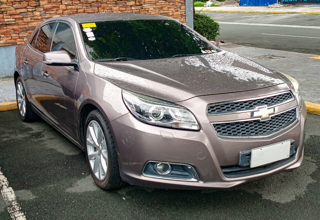Chevrolet Malibu, representative photo
