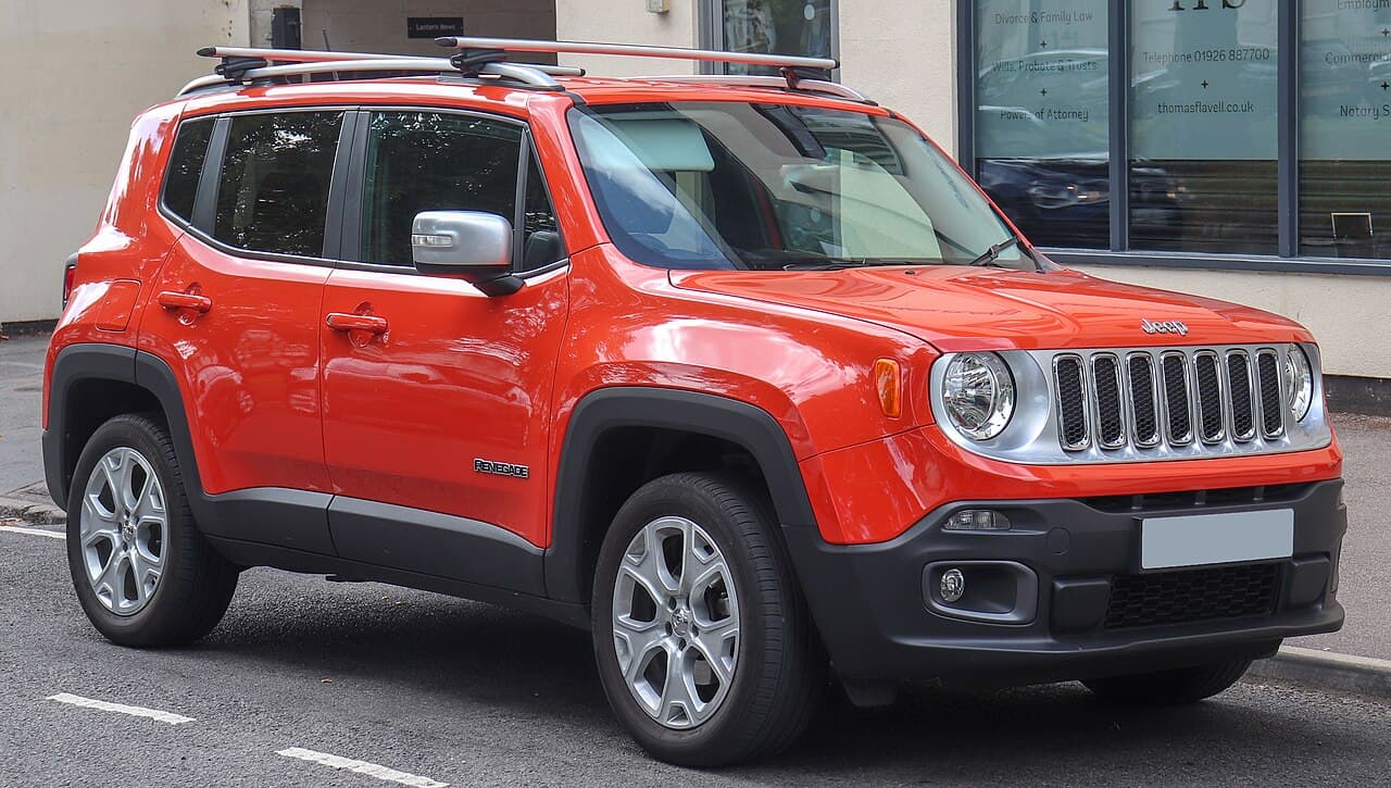 Jeep Renegade, representative photo