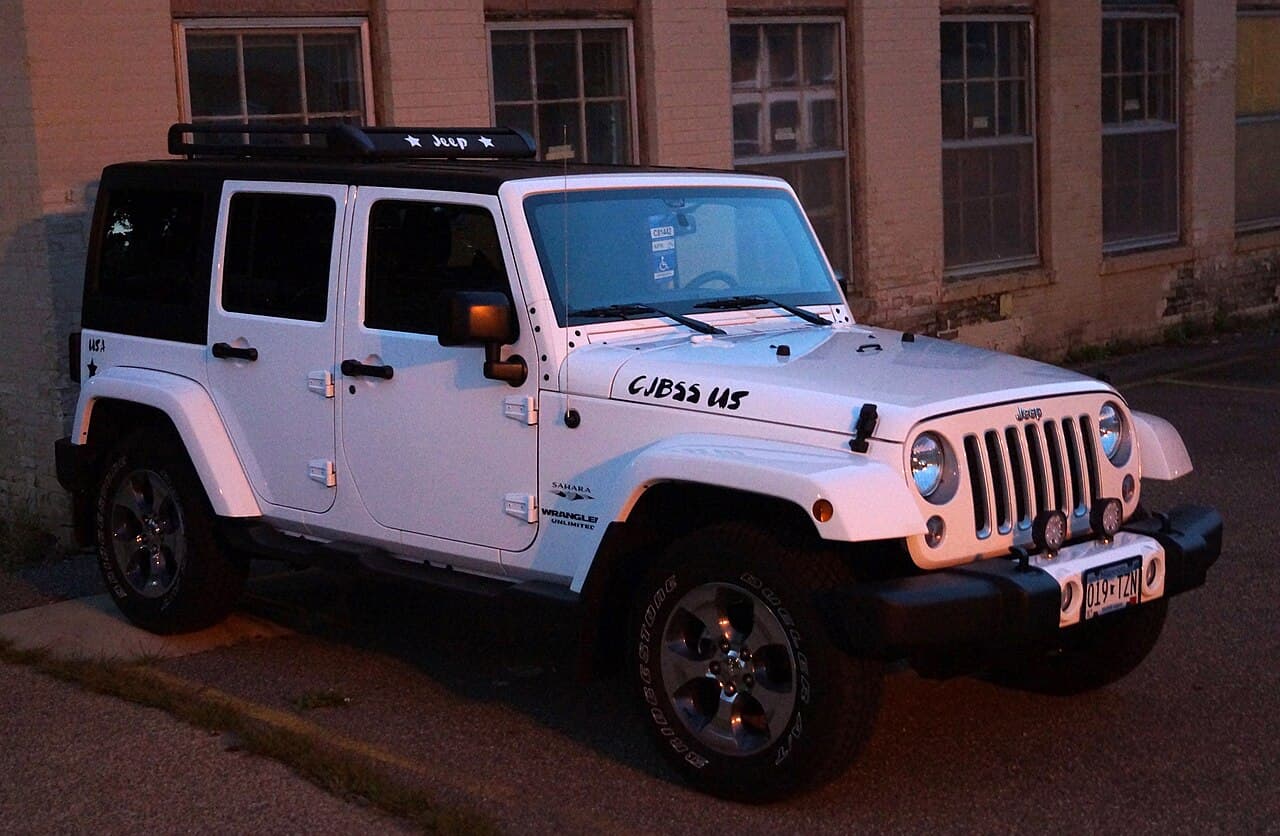Jeep Wrangler, representative photo