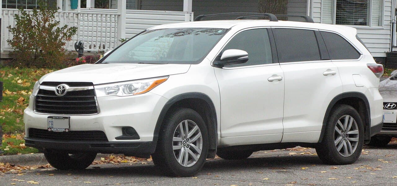 Toyota Highlander, representative photo