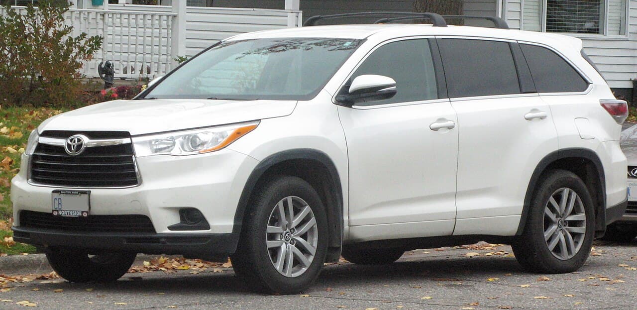 Toyota Highlander, representative photo