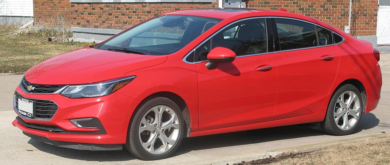 Chevrolet Cruze, representative photo
