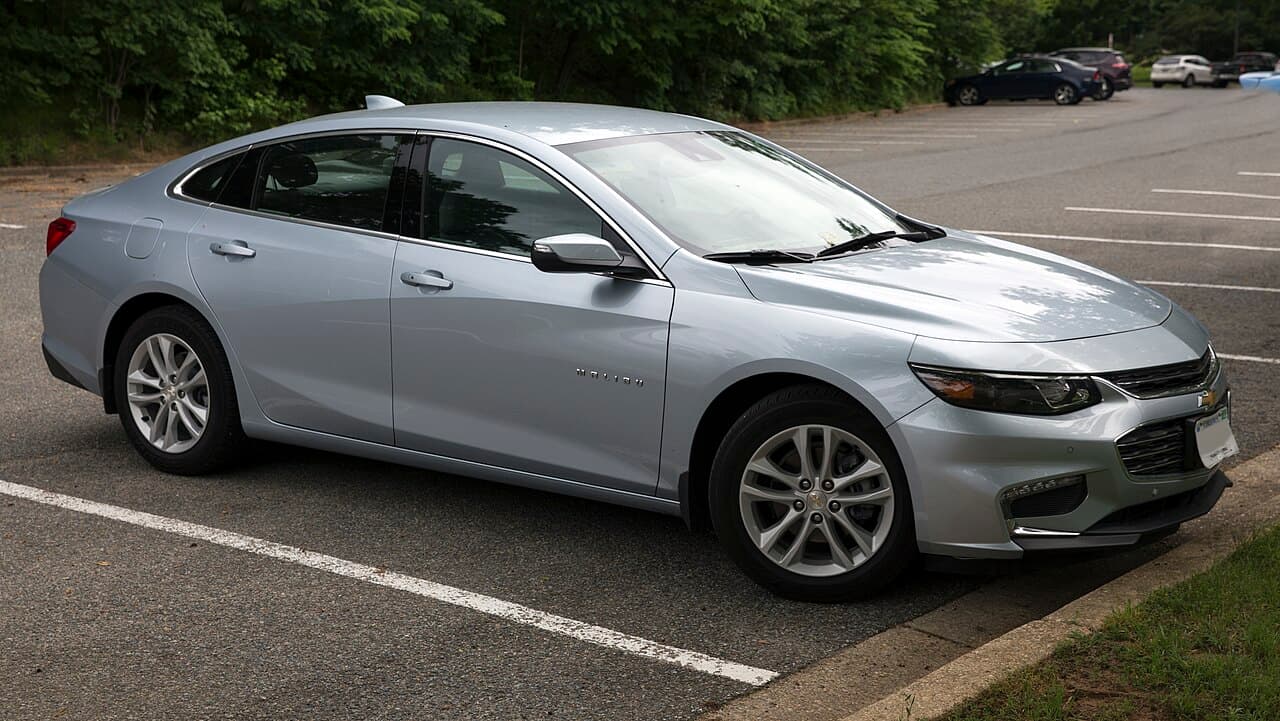 Chevrolet Malibu, representative photo