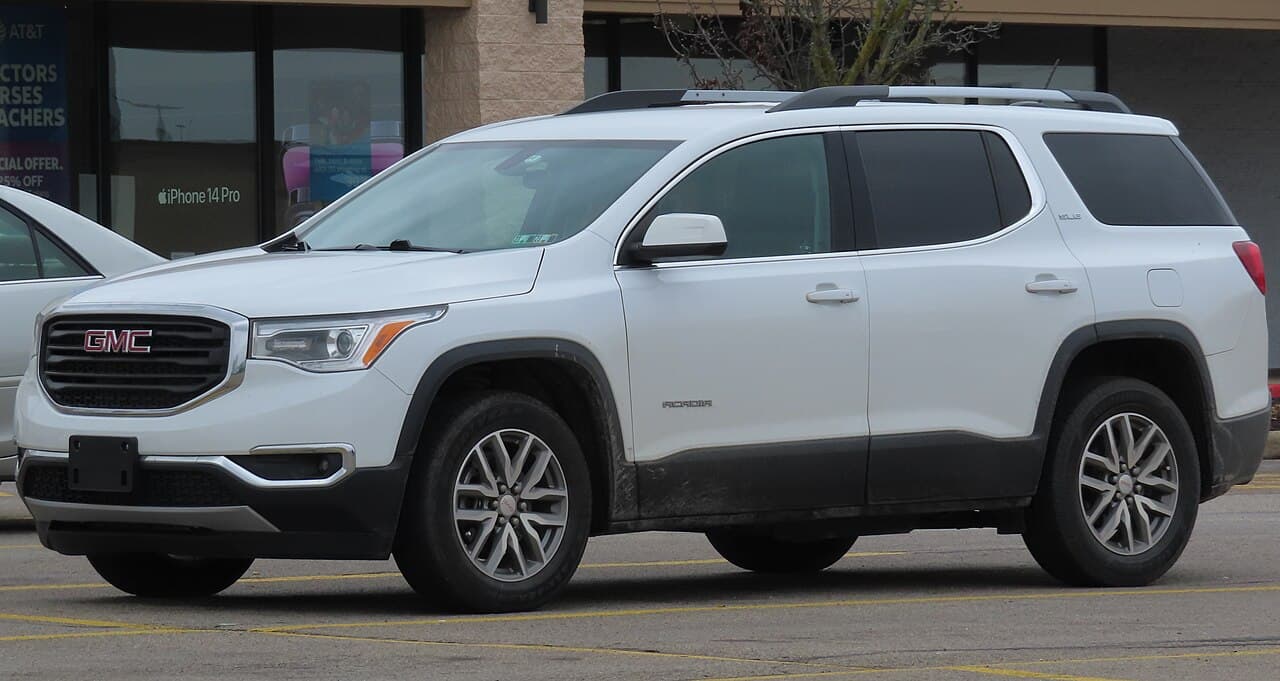 GMC Acadia, representative photo