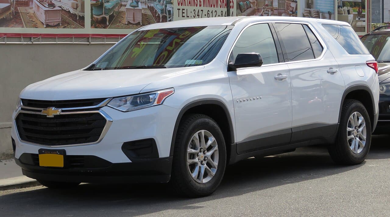 Chevrolet Traverse, representative photo